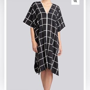 NWT Natori Windowpane Caftan M